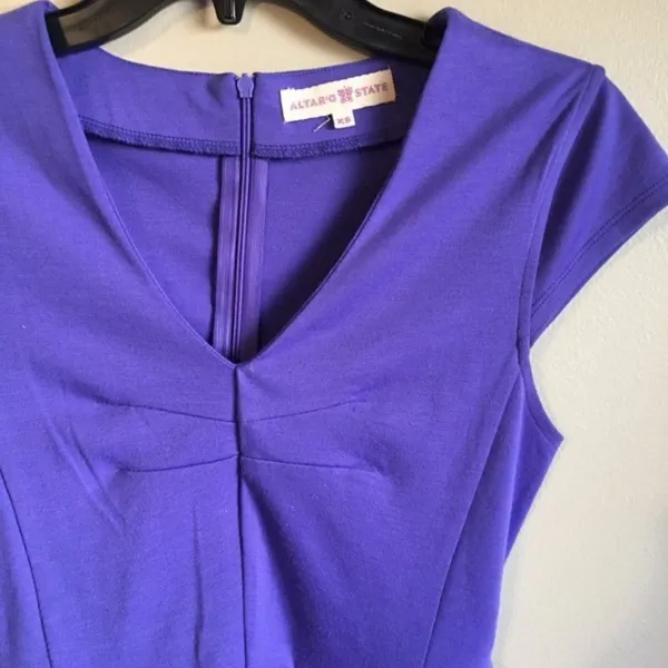 Altar'd State XS‎ purple short sleeved dress - Image 5