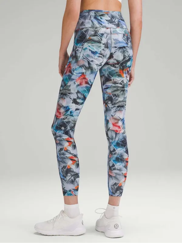 Lululemon Fast and Free High-Rise Tight 25" in Luminescent Floral Multi 10 - Image 2