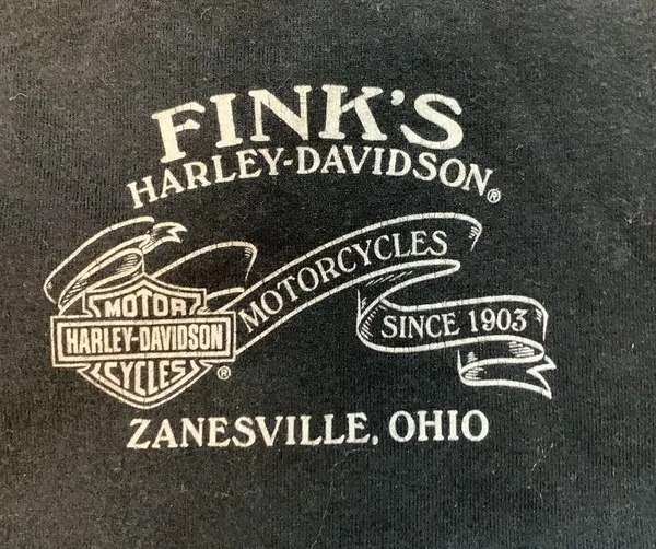 Vintage 2008 Harley-Davidson Black Angel Wings T-Shirt Size L - Image 6
