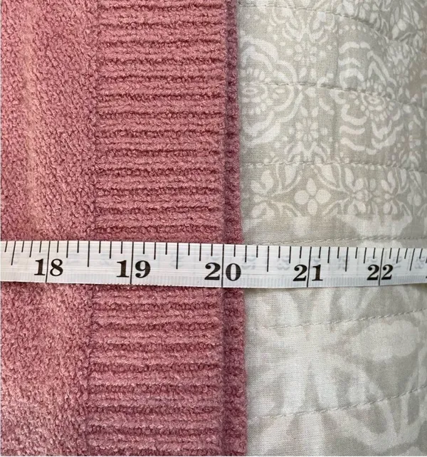 Free People Take Me Places Pink Oversized V-Neck Sweater Extra Small - Image 15