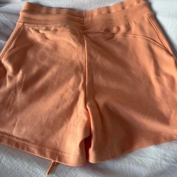 Alphalete Essential Core Shorts Orange‎ Frost PullOn Drawstring Workout XS NWOT - Image 4