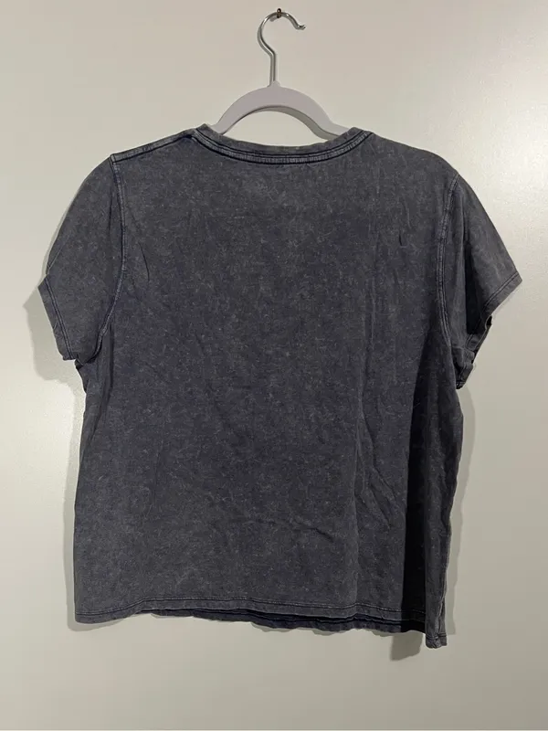 Aerie Vintage T-Shirt Hand Dyed Gray Size XL 100% Cotton - Image 4