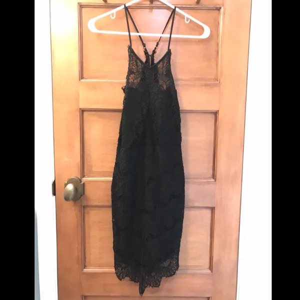 Free People “Shes Got It” Lace Button Back Dress - Image 4