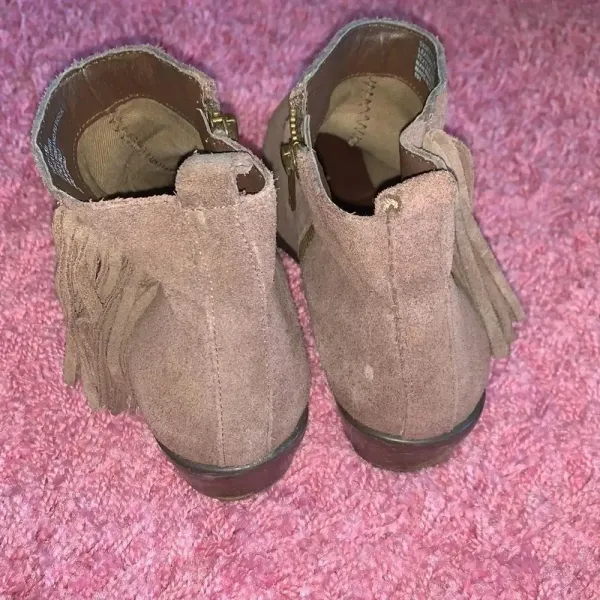 Steve Madden Fringe Brown Booties Size 7.5 - Image 4