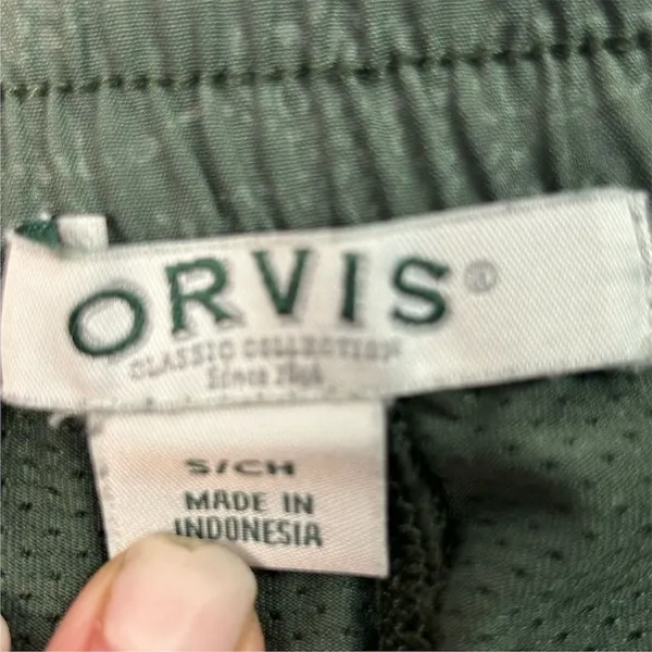 Orvis Women's Camo Skort Size S Green Stretch Travel Casual‎ Short - Image 10