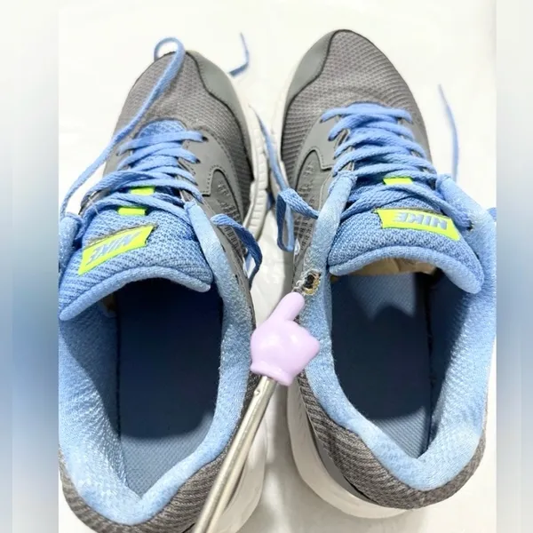 Nike Downshifter 6 Running Shoes Women’s 8.5 Gray Blue Athletic Walking Sneakers - Image 8