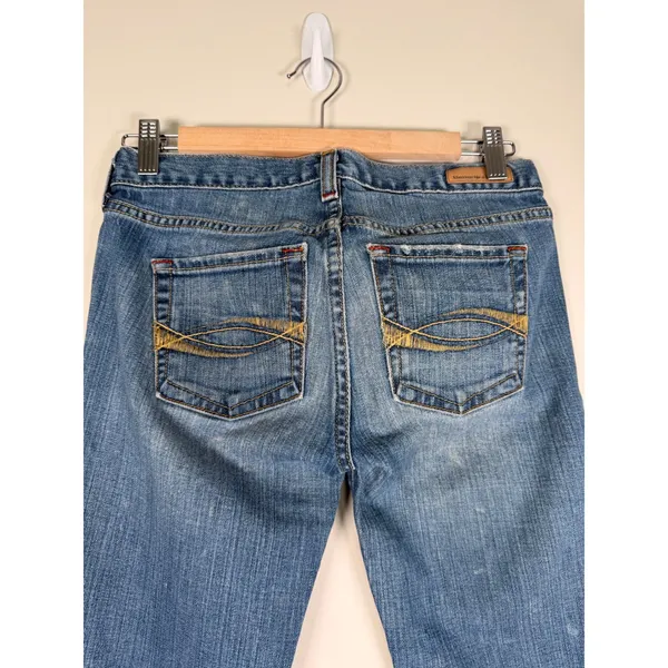 Abercrombie & Fitch Vintage 5 Pocket Bootcut Jeans Medium Wash Blue 2R Low Rise - Image 5