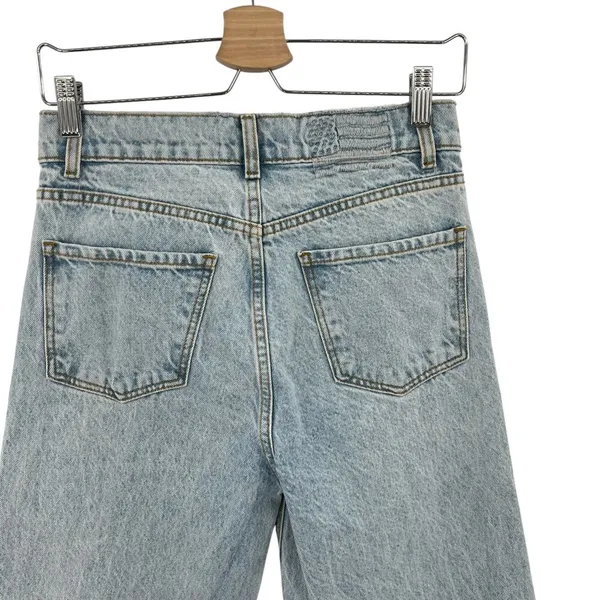 Revice Denim Super 80's 1984 Dragon‎ Graphic Print Jeans Light Wash Blue Size 25 - Image 9