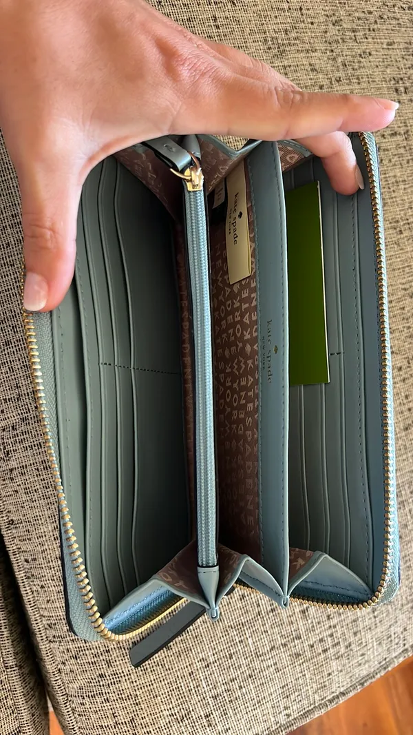 Kate Spade Wallet Blue - Image 2