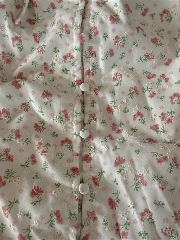 Storia Blush Floral Smocked Maxi Dress - Image 8