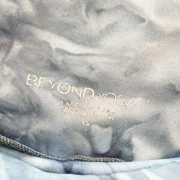 BEYOND YOGA Blue Tie Dye‎ Shanti Crop Leggings XS - Image 6