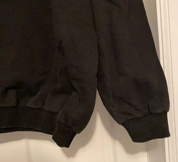 Vintage ‘procrastination’ black graphic print crewneck sweatshirt, size XL - Image 3