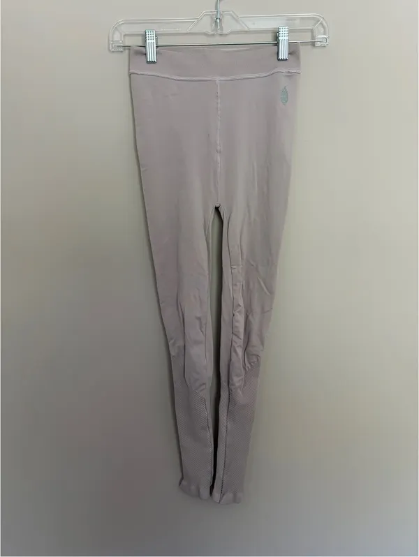 FP Movement Beat Street Semi-Sheer Leggings Oyster Neutral - Image 3