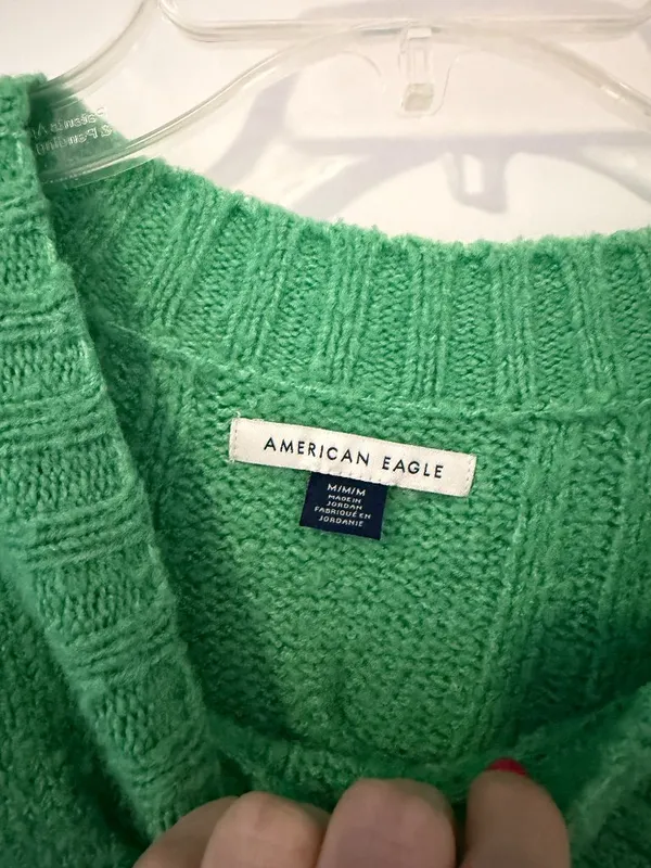 Green American Eagle Sweater - Image 2