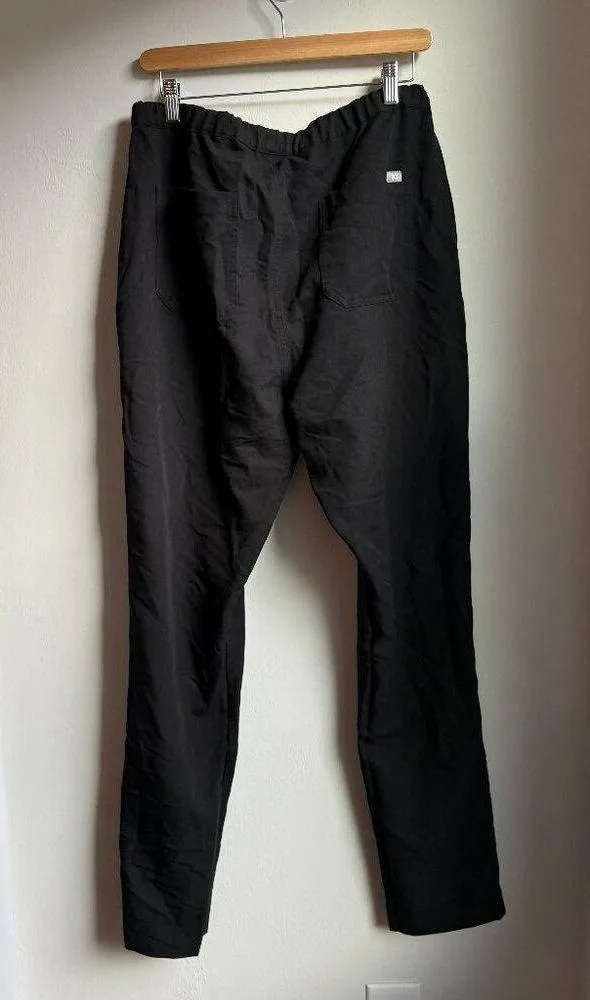 Figs Technical Collection Slim Fit Black Scrub Pants - Size L - Image 2