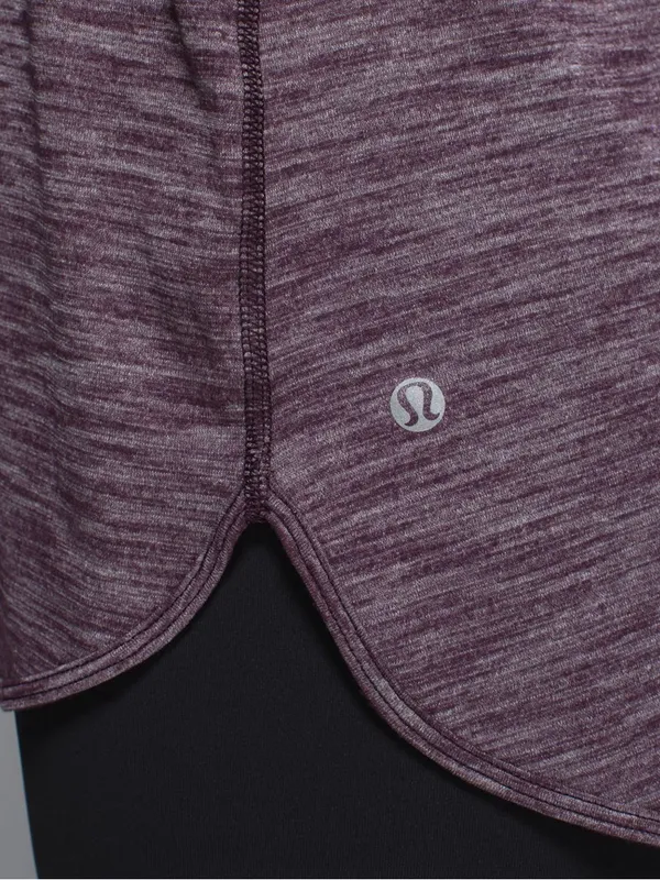 LULULEMON 105 F Singlet in Heathered Black Cherry First Release Sz. 4 - Image 6