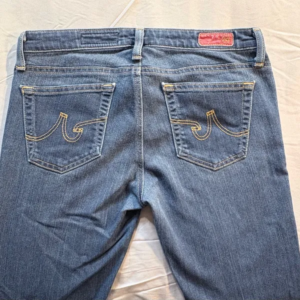 AG Adriano Goldschmied Soft Stretch Bootcut Flare Jeans Made in USA Sz 28💛 - Image 7