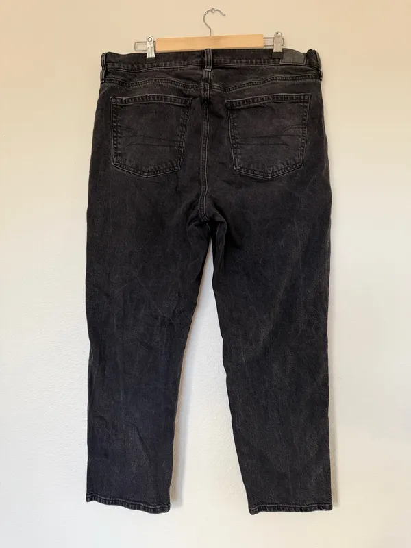 American Eagle Super High-Rise Ankle Straight Jeans - Image 2