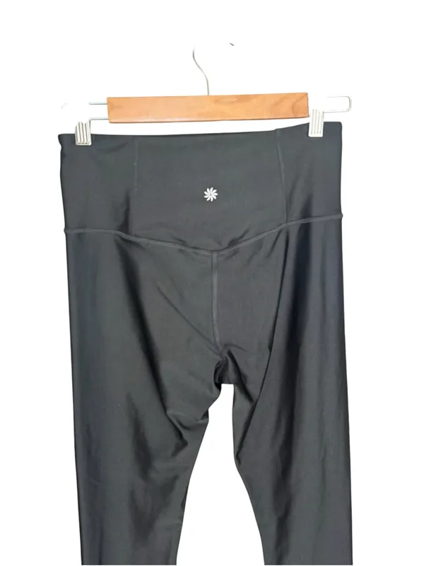 Athleta - Elation Ultra High Rise Sheen 7/8 Leggings Black Sz S - Image 5