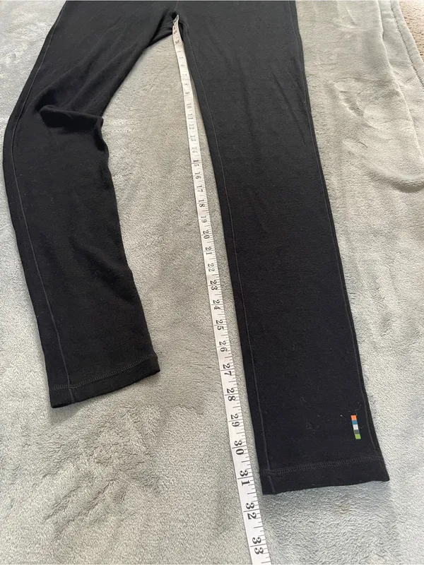 Smartwool women’s classic thermal merino wool base layer bottom legging black L - Image 8