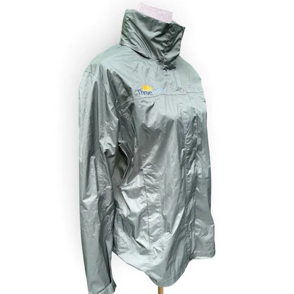 Marmot x Thrive Works Precip Waterproof Rain Jacket Women's Size L Olive NWOT - Image 4