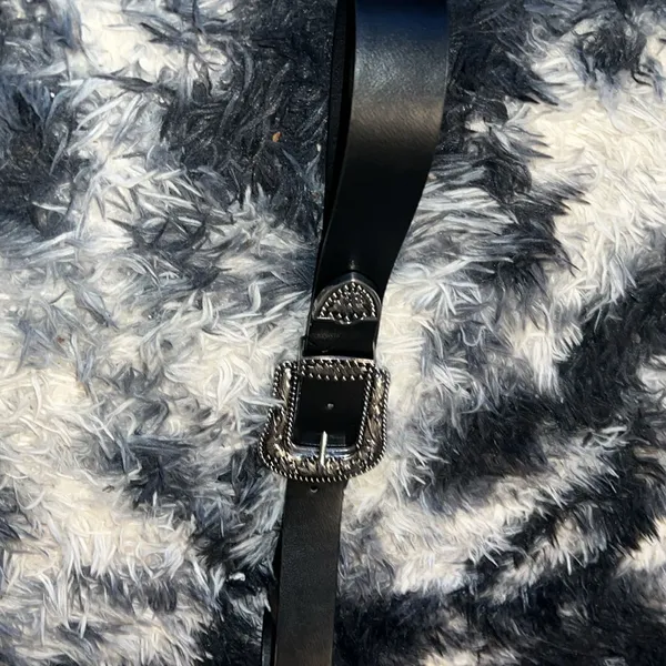FOREVER 21 Black / Silver Chunky Belt - Image 2