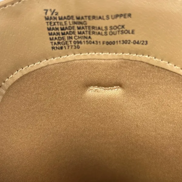 Universal Threads‎ Women's Tan Memory Foam Boots Size 7 1/2 - Image 9