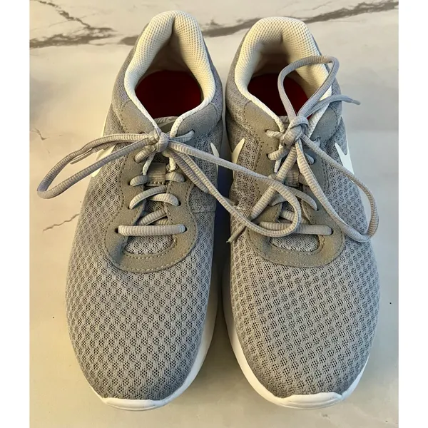 Nike Women’s Gray + White Sneakers - Image 4