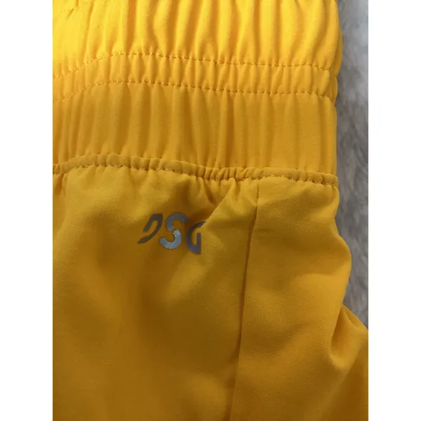 DSG Womens Stride High Rise Short University Gold Yellow DAW14201 Size‎ M NWT - Image 2