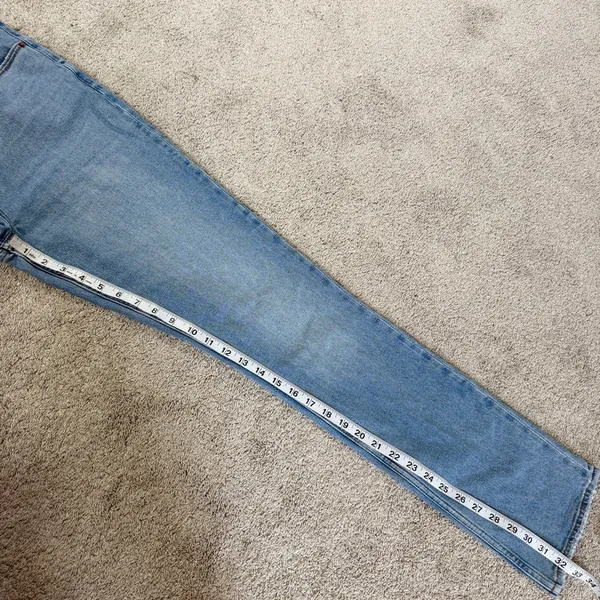 Abercrombie & Fitch The 90s Slim Straight Ultra High Rise Criss Cross 28/6L - Image 14