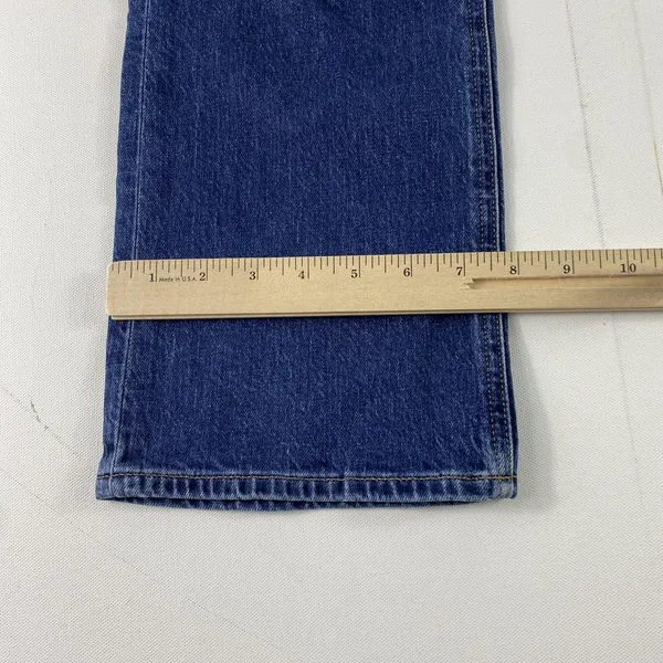 J Crew Jeans Womens‎ 27 Blue Mid-Rise Flare Crop Button Fly Stretch Denim Casual - Image 6