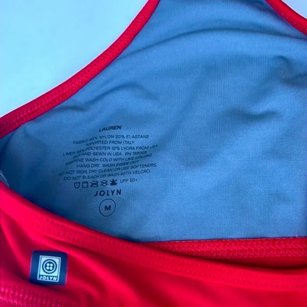 Jolyn Red Lauren Sports Bra - Image 6