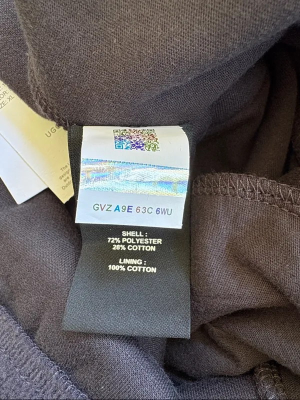 NWT UGG Cassady Micro UGGFLUFF Jogger Pants Dark Grey Size XL - Image 9