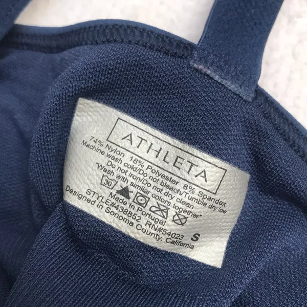 ATHLETA small navy blue tank top - Image 4