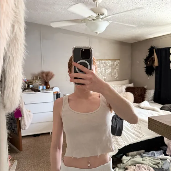 Brandy Melville John Galt ribbed Sheena tank top - Image 2
