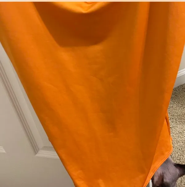 Soft orange bodysuit Size L - Image 8