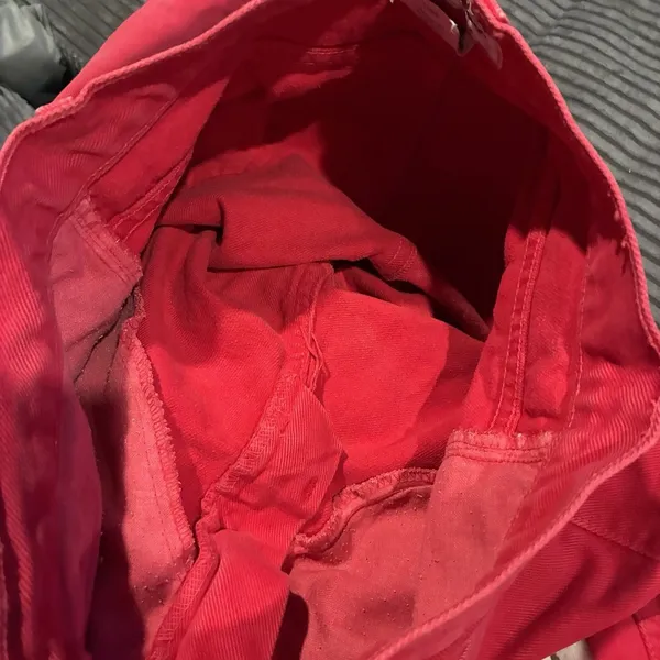 Guess by Georges Marciano Vintage Mid Rise Button Fly Red Jeans - Women's 29 - Image 10