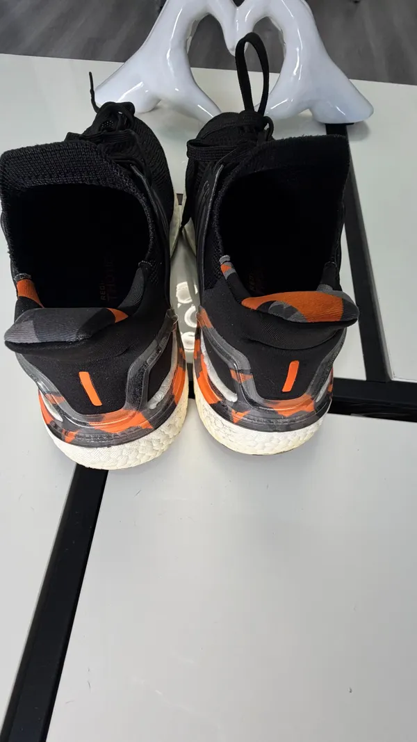 Adidas UltraBoost 20 Primeblue Black Orange Camo - Men's Size 9.5 - Image 11