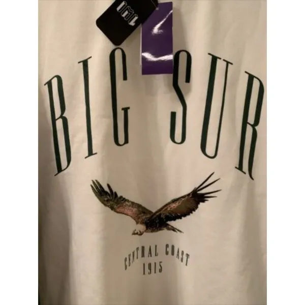 Big Sur Issac Morris LTD. ADULT Sweatshirt Size XXL Off-White Colorblock - Image 2
