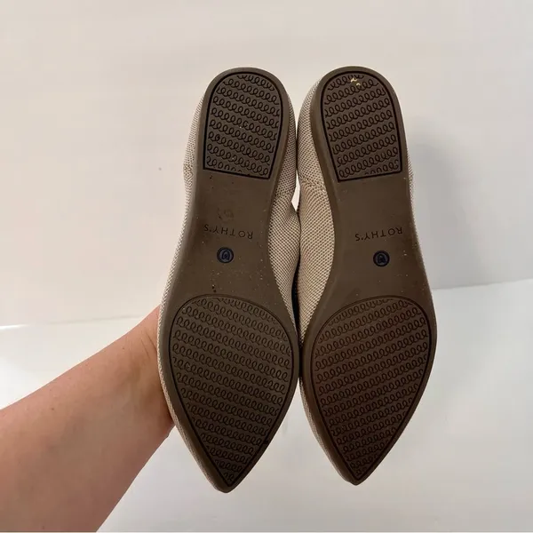 Rothys Gray Pointed Flat - Image 9