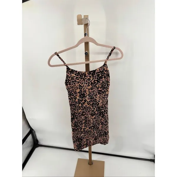 Aritzia Wilfred Isabelle Leopard Print Mini Slip Dress Size 2 - Image 8