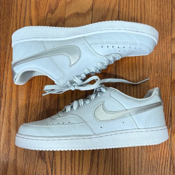 Nike Court Vision Low Next Nature Sneaker‎ Shoe Grey women’s size 9 - Image 4