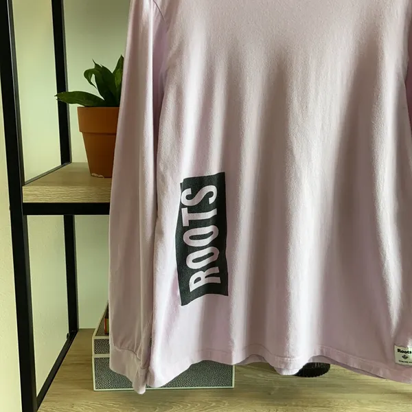 Roots Long Sleeve Graphic Tee, Large - Image 2