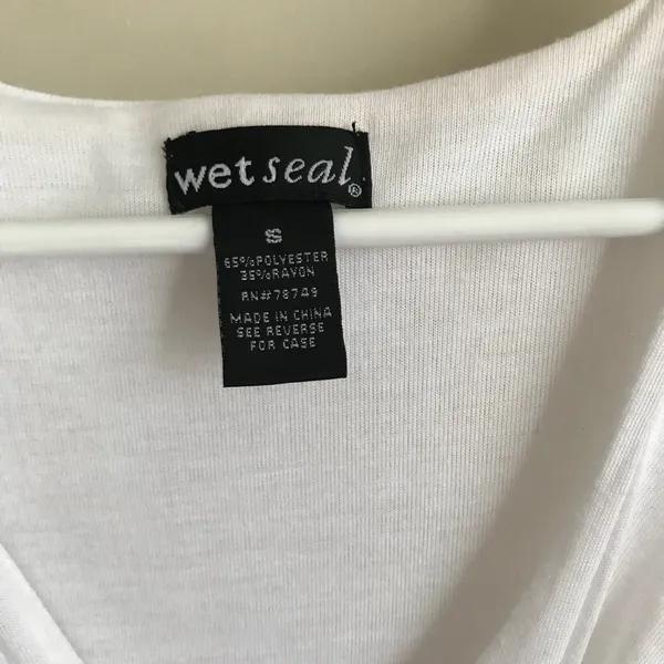 Wet Seal Whilte Sleeveless Short Dress Sz S - Image 4