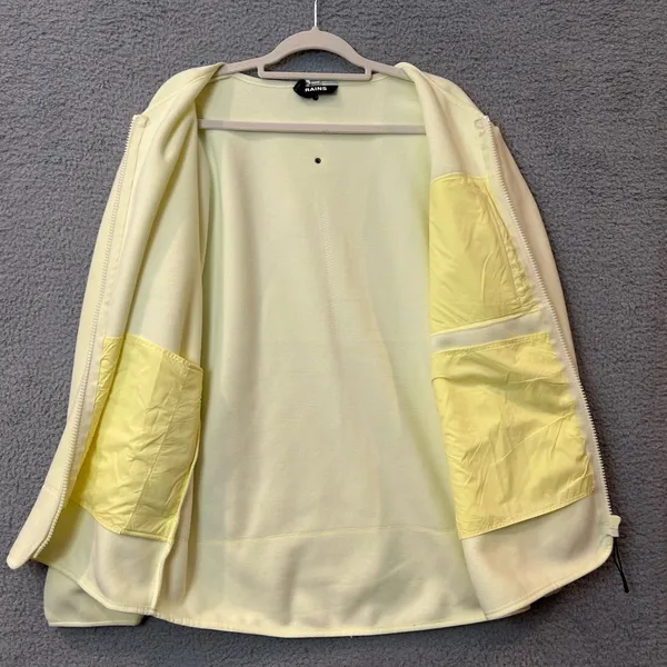 RAINS‎ Jacket Unisex Large Color Straw Fleece Full Zip Jacket MSRP $170 NEW - Image 4