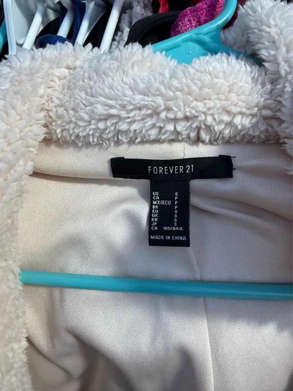 Forever 21 Fleece long jacket - Image 2