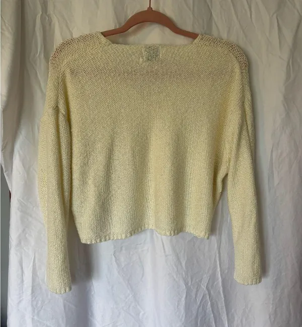 Princess Polly Cream Sweater for Women Size Small/Medium - Image 3