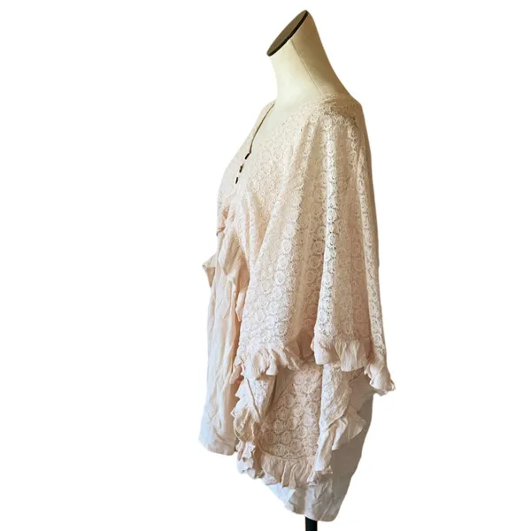NWOT Free People Women's Natural As You Are Romper Oversized - Image 8