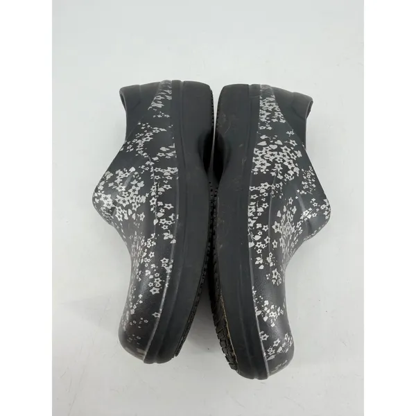 Crocs Neria Clogs Womens Size 7 Black Floral Slip Resistant Work Shoes‎ Comfort - Image 9