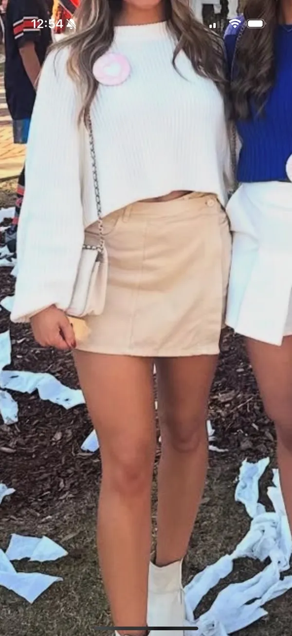 ZARA Denim Skort - Image 4
